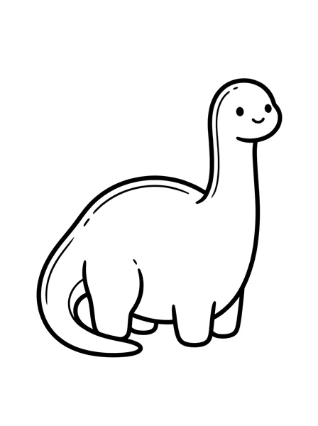 Ausmalbild Dinosaurier 1