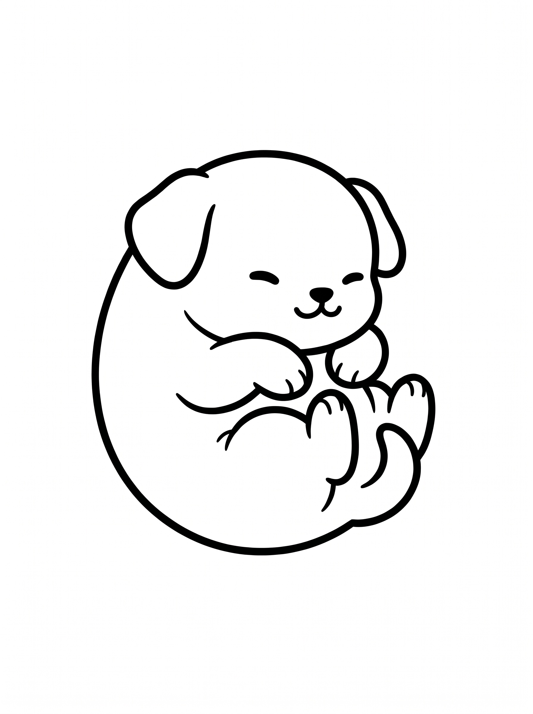 Puppy 2 coloring page