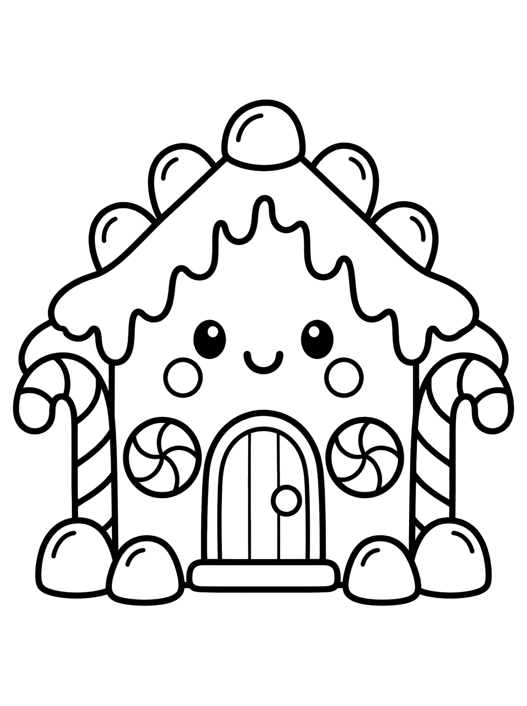 ジンジャーブレッド 2の塗り絵