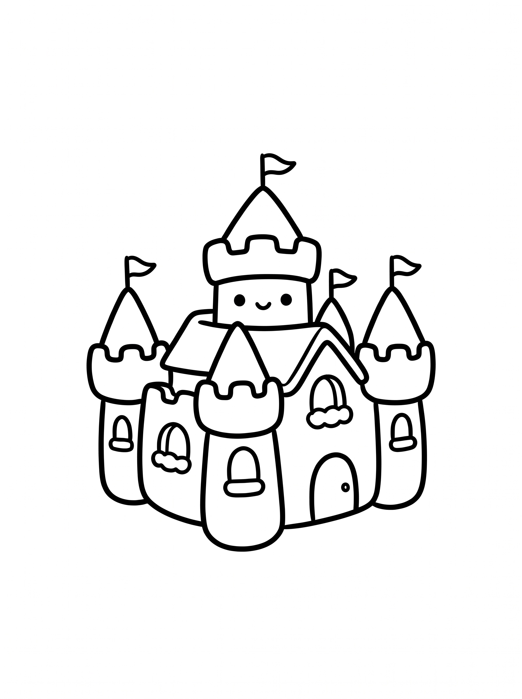 Castello da colorare