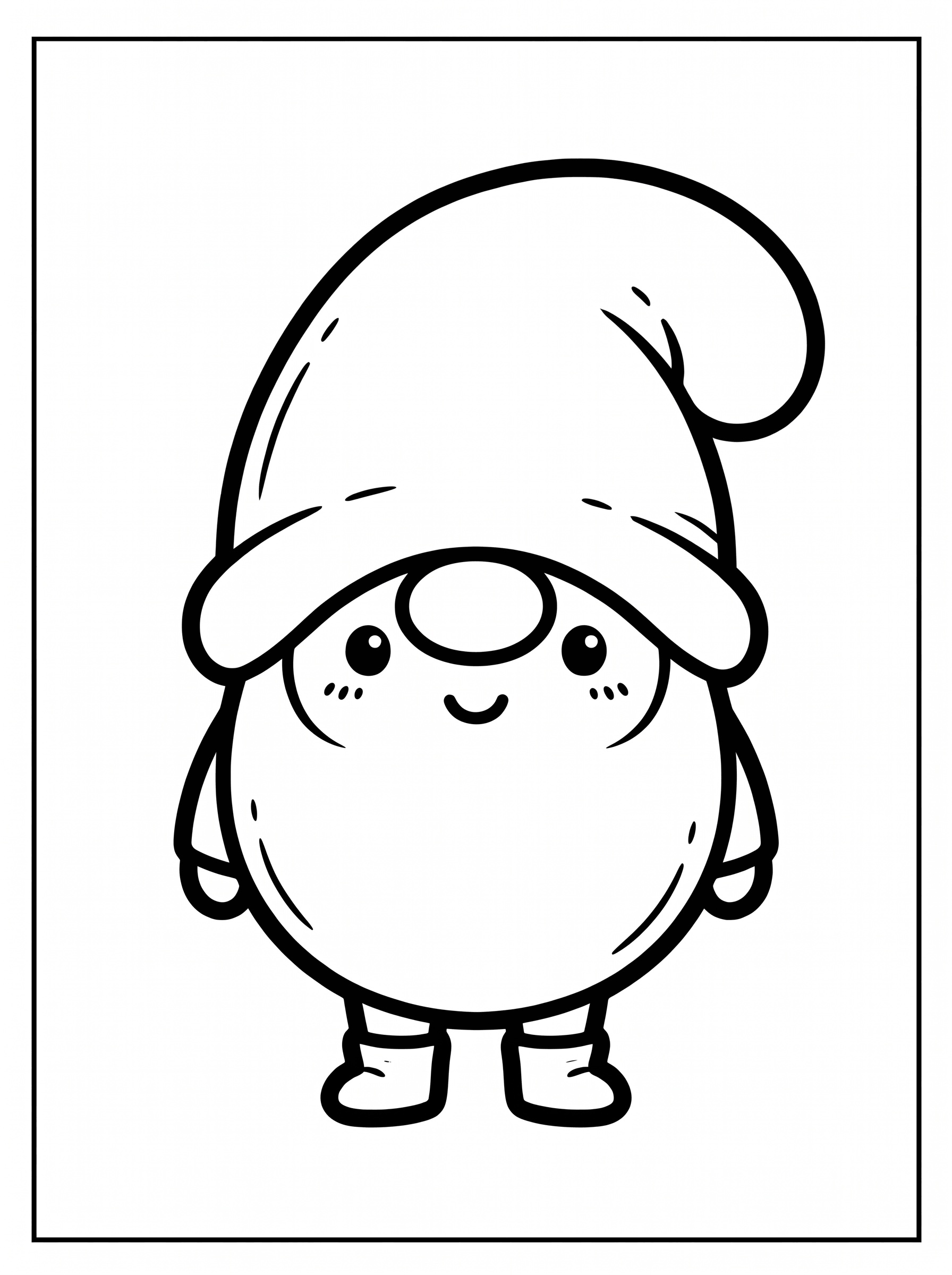 こびとの塗り絵