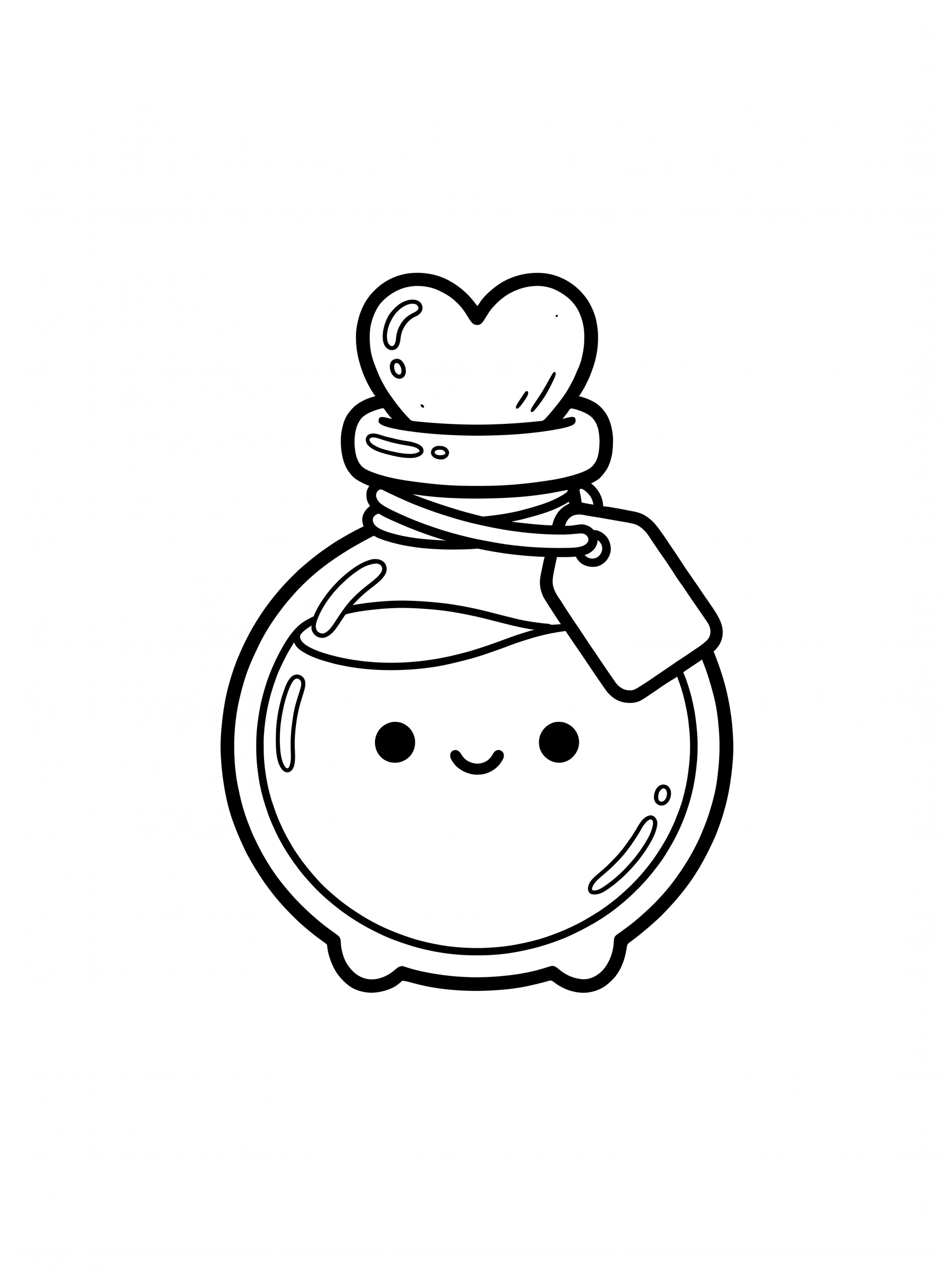 魔法の薬の塗り絵