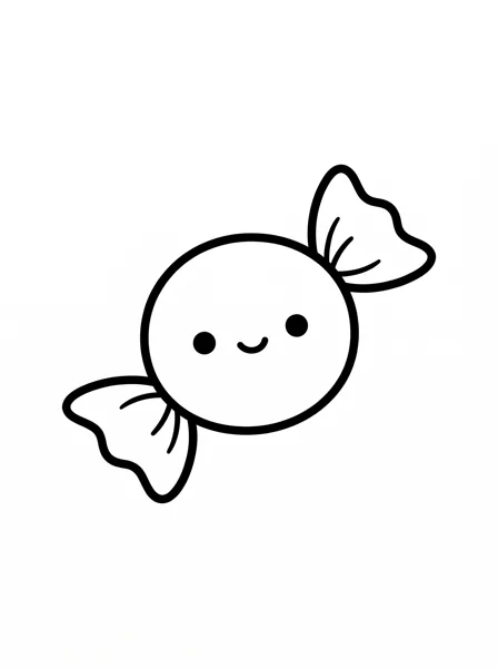 Coloriage Bonbon