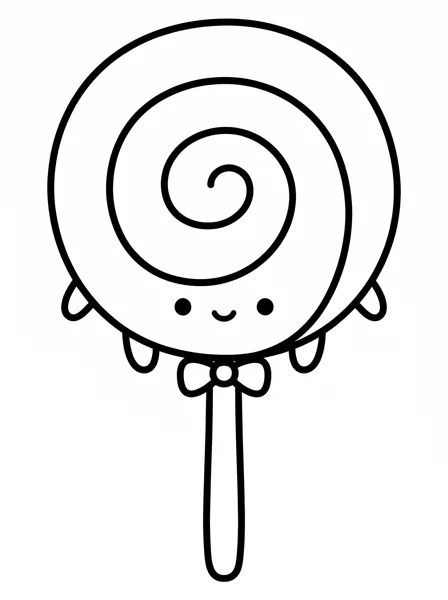 Coloriage Sucette