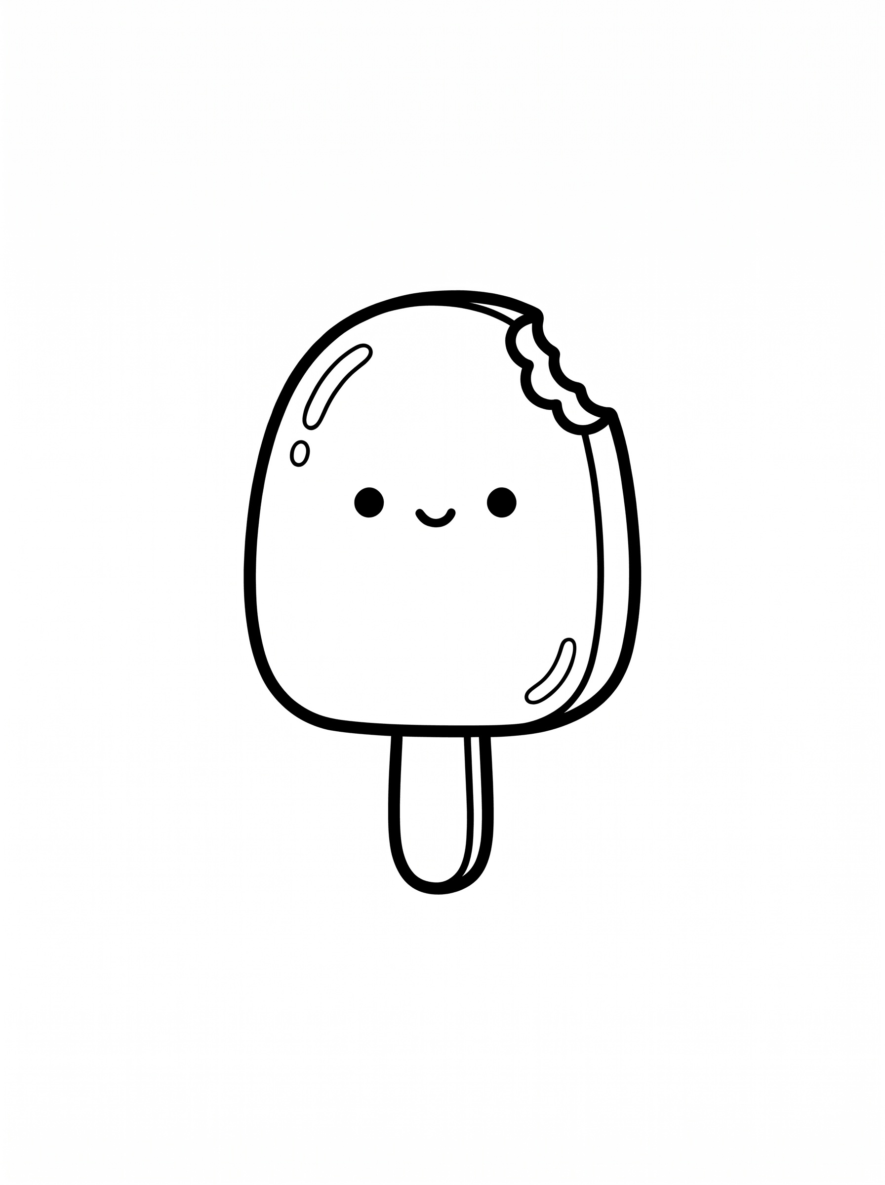 Dibujo de Paleta de hielo para colorear