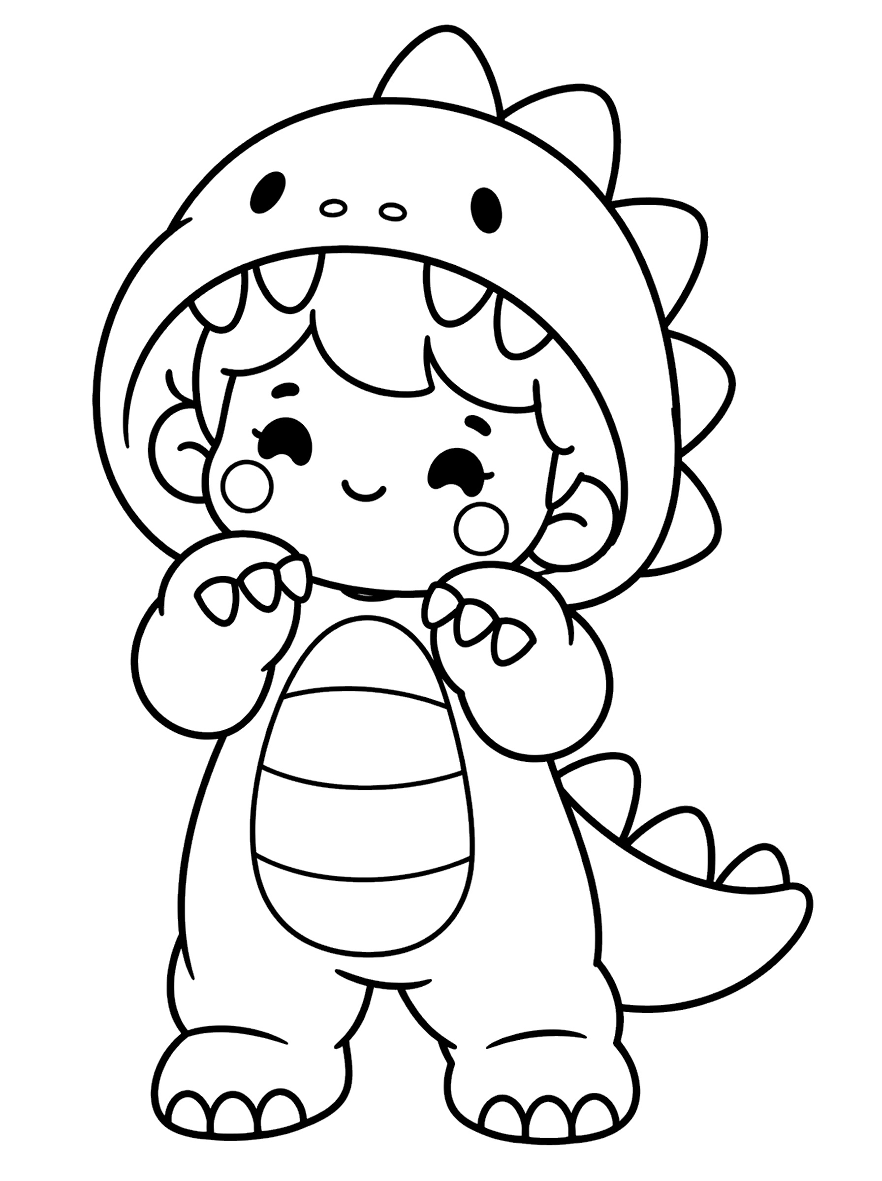 Costume 1 coloring page