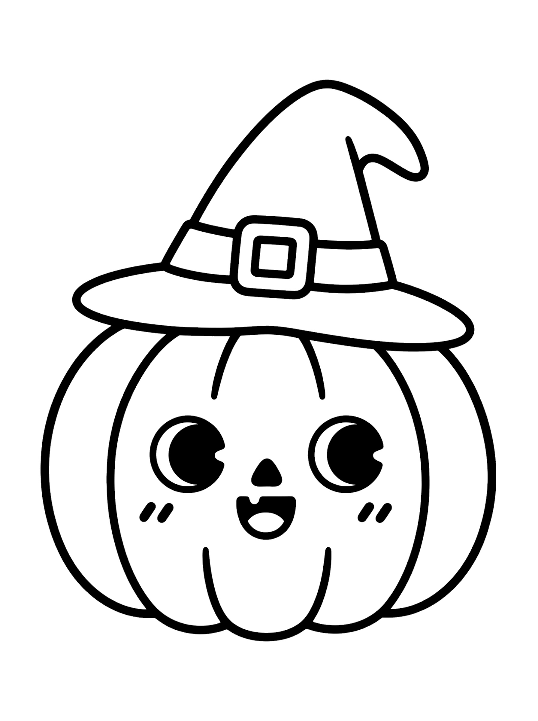 かぼちゃ 2の塗り絵