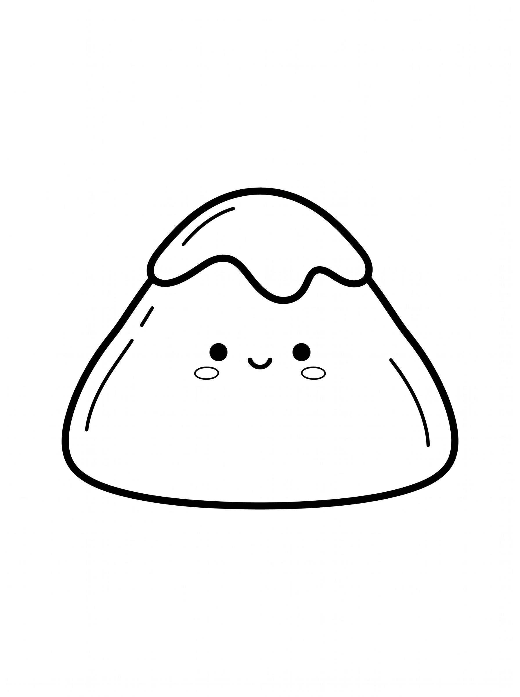 山の塗り絵